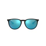 Óculos De Sol Ray-ban Rb4171 Erika Round 54mm Preto/marrom Claro