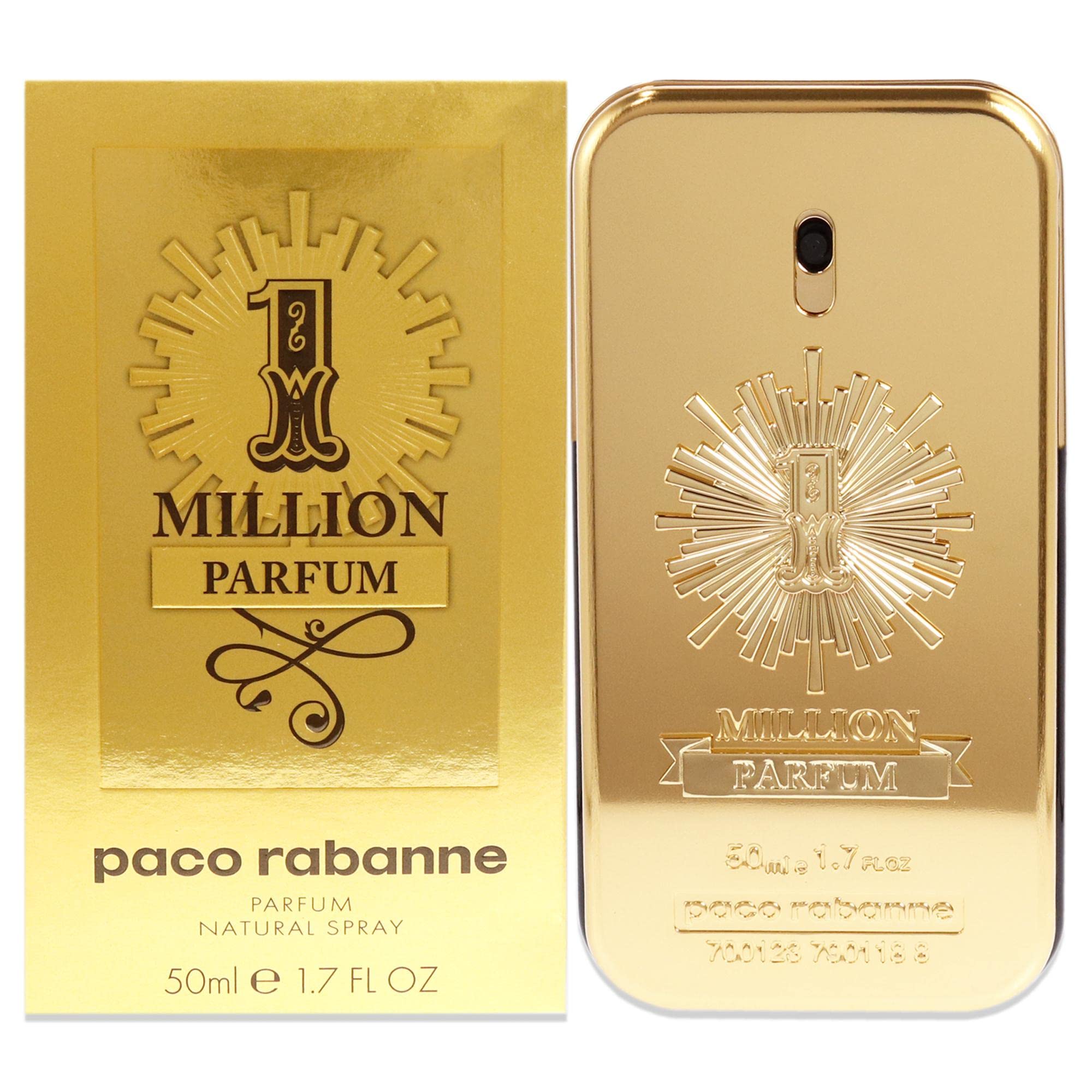 Perfume Paco Rabanne 1 Million Parfum Spray 50ml Para Homens