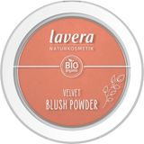 Blush Powder Lavera Velvet Rosy Peach 01 Óleo De Bio-amêndoa 5g