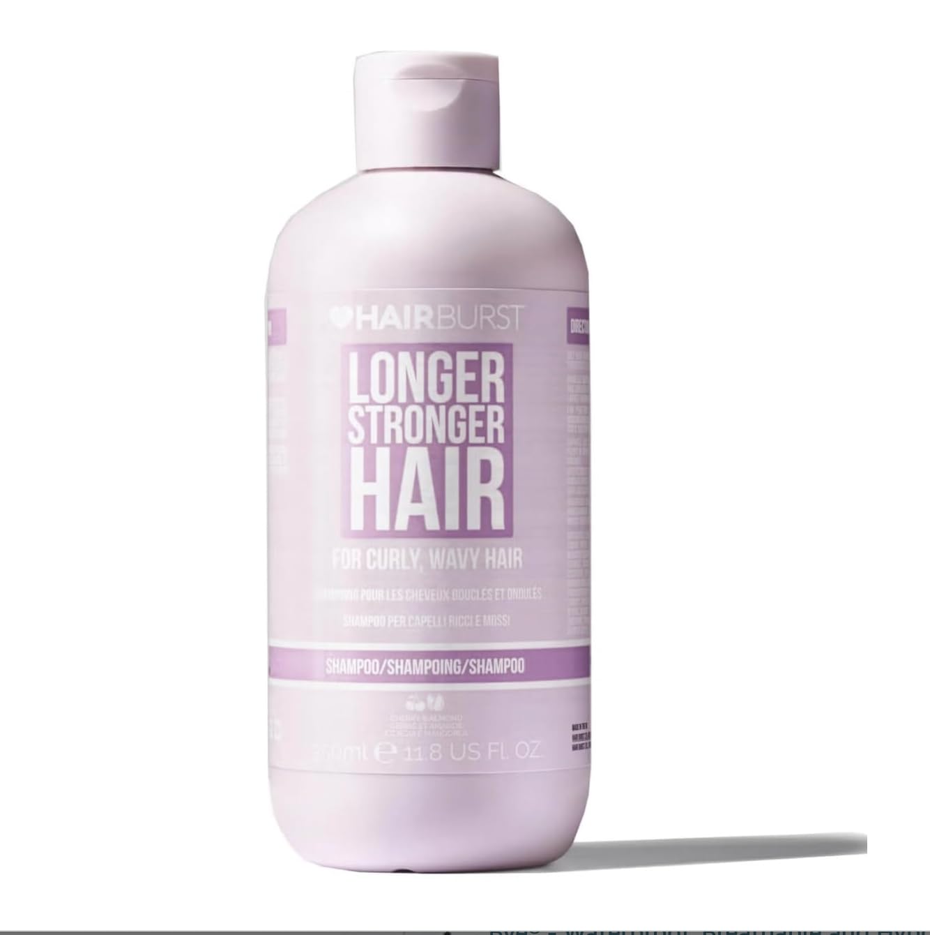 Shampoo Hair Burst, Sulfato De Cabelo Ondulado E Encaracolado, Sem Parabenos