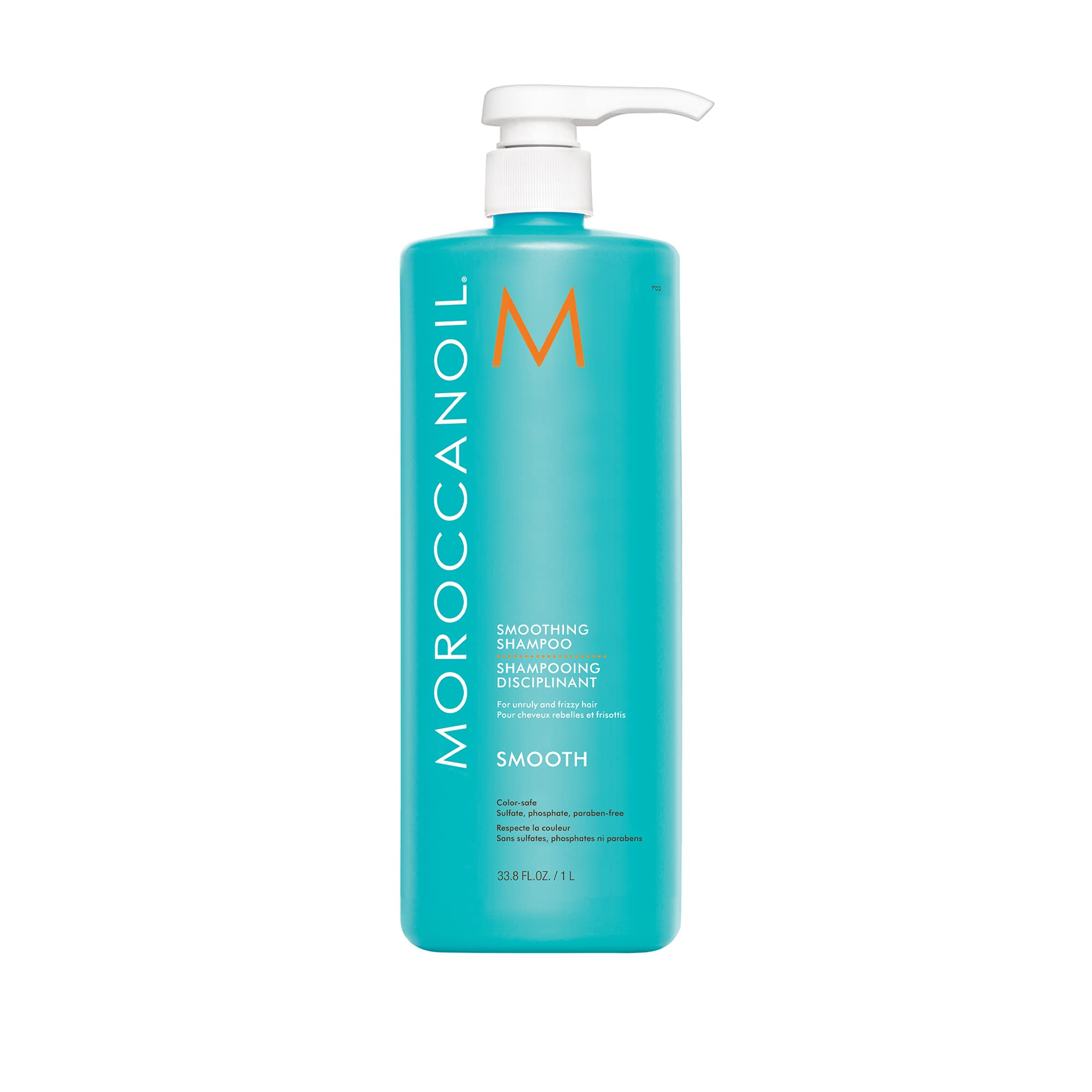 Shampoo Moroccanoil Smoothing 1l Para Cabelos Crespos Ou Difíceis De Gerenciar