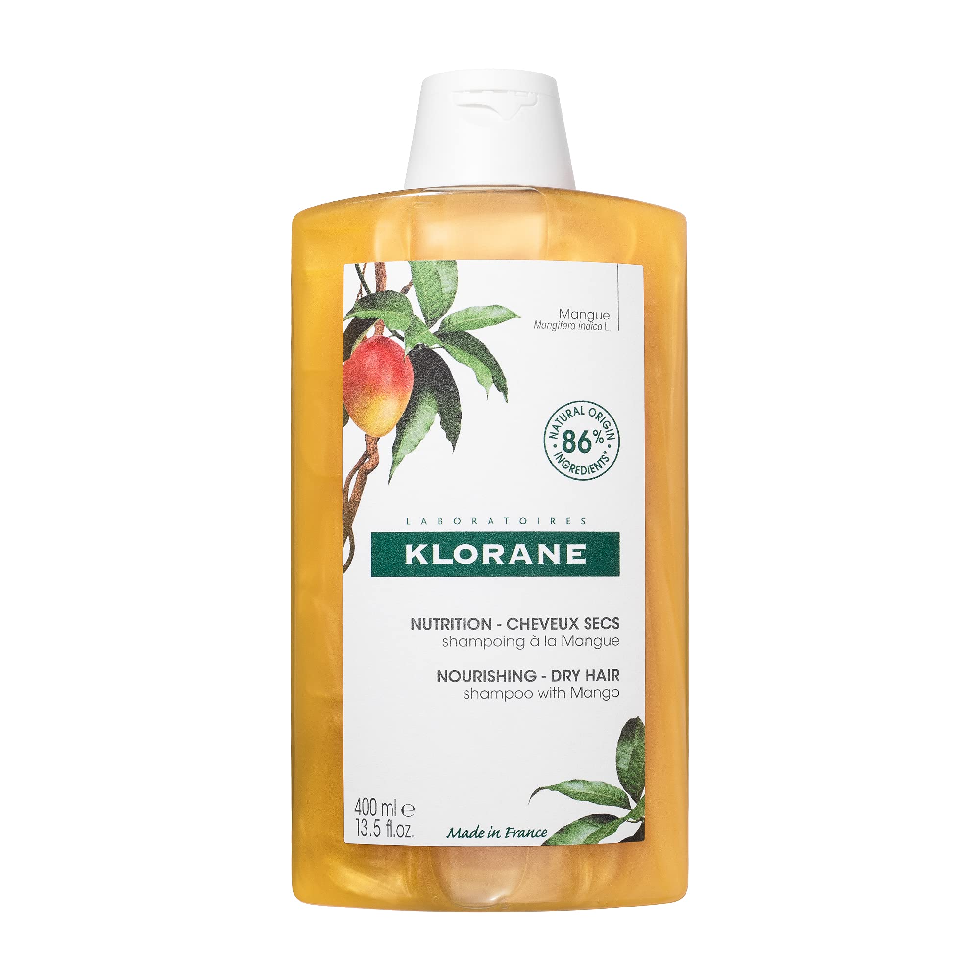 Shampoo Klorane Nutritivo Com Manteiga De Manga 400ml Para Cabelos Secos