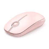 Mouse Sem Fio Unipows 2.4g Slim Portable Para Pc E Laptop Rosa