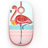 Mouse Sem Fio Unipows 2,4 Ghz Nano Receiver Flamingo Pink