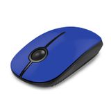 Mouse Sem Fio Unipows 2.4g Slim Portable Para Pc Preto Azul