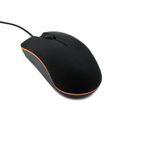 Mouse Guiheng Usb Com Fio Para Pc, Laptop, Desktop, Mac Preto