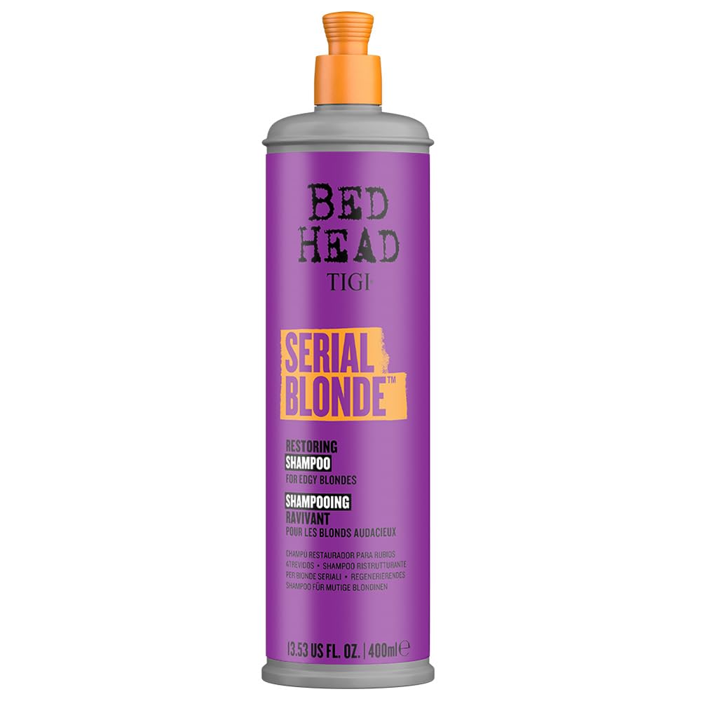 Shampoo Tigi Bed Head Serial Blonde Para Cabelos Loiros Danificados