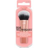 Pincel De Maquiagem Real Techniques Mini Travel Expert Face Rose Gold