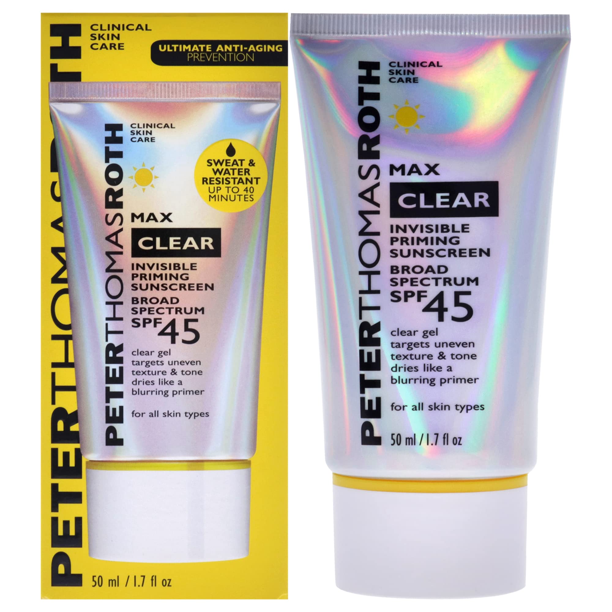 Primer Protetor Solar Peter Thomas Roth Max Clear Spf 45 50ml