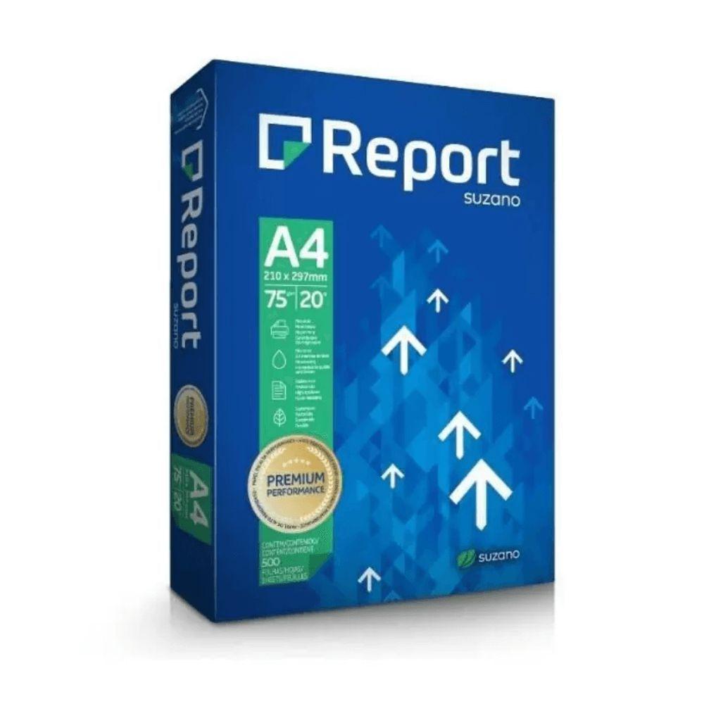 Papel Sulfite Report Branco A4 75 Gramas Com 500 Folhas