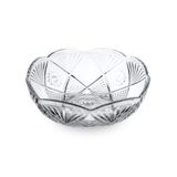 Bowl Vidro Grosso 2,5 Litros Detalhes Alto Relevo 24cm