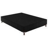 Box Casal Íris 42x138x188cm  Preto Elegancy