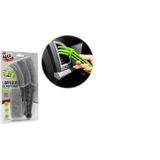 Limpador De Veneziana Horizontal Microfibra Cinza + 1 Refil