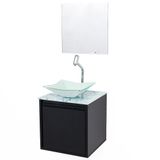 Gabinete Para Banheiro Suiço Completo 40cm Vidro Korzen Unic