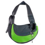 Bolsa De Ombro Portátil De Segurança Para Viagens Pet Sling Carrier Verde
