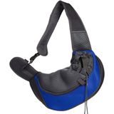 Bolsa De Ombro Portátil De Segurança Para Viagens Pet Sling Carrier Azul