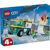 Lego City Ambulância De Emergência E Snowboarder - 60403