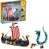 Lego Creator 3 Em 1 Navio Viking - 31132