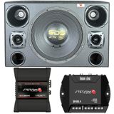 Caixa Trio 15&#39;&#39; Woofer Sds 2.7+ D200-x - St200 Jbl + Módulos