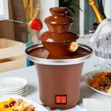 Máquina Chocolate Inoxidável Perfeita Bancada E Fondue 110v