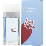 Perfume Feminino D &amp; G Light Blue Love Is Love Dolce &amp; Gabbana Eau De Toilette Spray 100 Ml