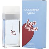 Perfume Feminino D &amp; G Light Blue Love Is Love Dolce &amp; Gabbana Eau De Toilette Spray 50 Ml