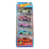 Hot Wheels Pacote 5 Carros Hw Flames - Mattel