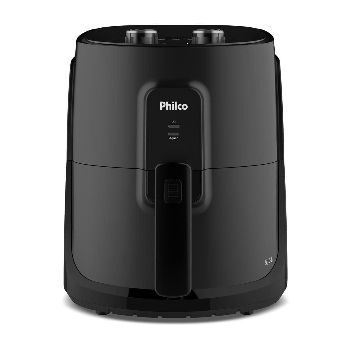 Air Fryer Philco 5,5l Cesto Quadrado 1500w Paf55a 220v