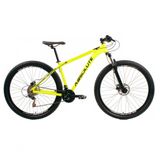Bicicleta Aro 29 Absolute Nero 4 Cabeamento Interno 27v Freio Hidráulico K7 Garfo Com Trava - Amarelo Tam.19