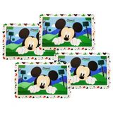 Jogo Americano Infantil Mickey Mouse 43x28cm 4 Peças - Tuut