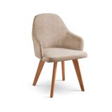Cadeira Para Mesa De Jantar Manuela Milano Bege 500