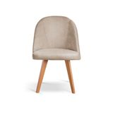 Cadeira Para Mesa De Jantar Lua Milano Bege 500