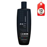 Kit C-12 Giovanna Baby Men 3 Em 1 Shampoo 300ml