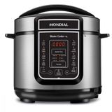 Panela De Pressão Elétrica Digital 5l Mondial 900w Pe-38 Preto/inox 127 V