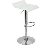 Banqueta Toquio Wave Enzo Belo Horizonte Giratória Com Regulagem - Branco