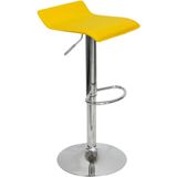 Banqueta Toquio Wave Enzo Belo Horizonte Giratória Com Regulagem - Amarelo