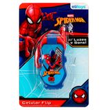 Brinquedo Celular Flip Spiderman Cores Sortidos Etilux