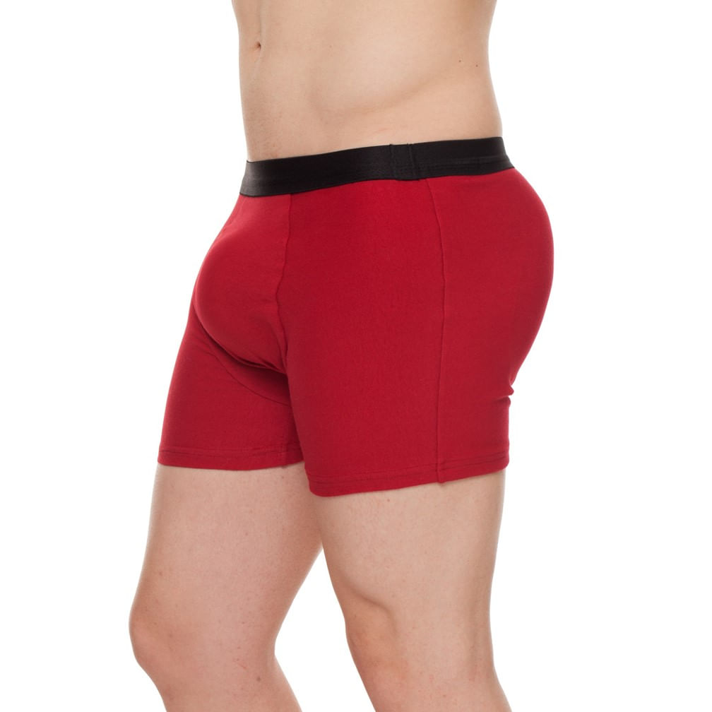 Cueca Boxer Com Enchimento Traseiro Empinar Bumbum John Skull