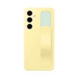 Capa Protetora Silicone Com Cinta Galaxy S24 Fe Amarelo