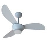 Ventilador de Teto Mistral LED 3P Ventisol Branco Bivolt com Controle Remoto