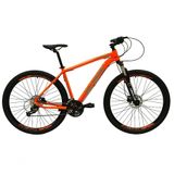 Bicicleta Aro 29 Ksw Xlt 27v Câmbios Shimano Altus Freios Hidráulicos Garfo Trava - Laranja Tam.17