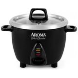 Panela De Arroz Eletrica 1,2l, Programavel, 200w, 110v, Aroma Housewares Arc 753sgb, Preto