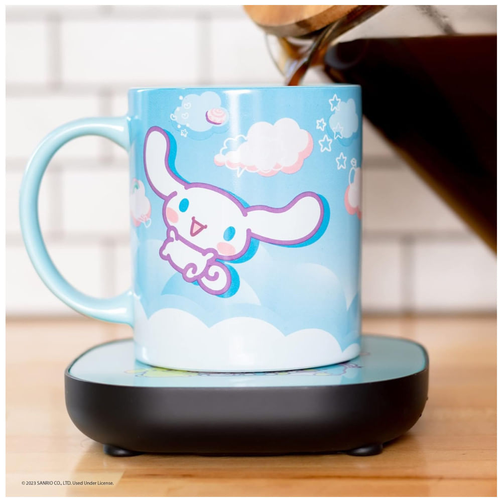 Aquecedor De Caneca, Tema Hello Kitty Com Desligamento Automático, Inclui Caneca, 110v 16w, Uncanny Brands, Azul