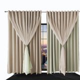 Cortina Blackout Corta Luz E Ilhois Bia 6,70 X 2,80 Palha