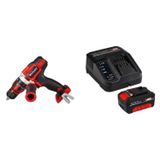 Furadeira E Parafusadeira À Bateria Te-cd 18/48 Li-i  E 1 Kit Carregador Bivolt Com Bateria 18v 4,0 Vermelho/preto