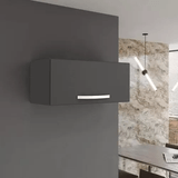 Armário Aereo De Cozinha 60cm 1 Porta Cor Cinza - Ajl