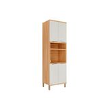 Paneleiro De Cozinha Modulado Sauvignon 1 Forno C/ 4 Portas 70cm Amendoa/off White - Ronipa
