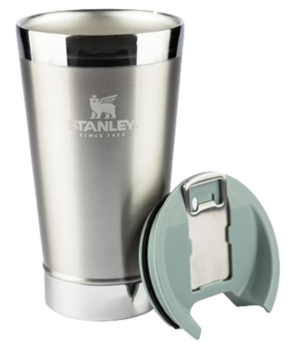 Copo Térmico De Cerveja Com Tampa Stanley Stainless Steel 473ml