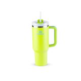 Copo Com Canudo Stanley Quencher 2.0 Bright Lime 1,180 Litros