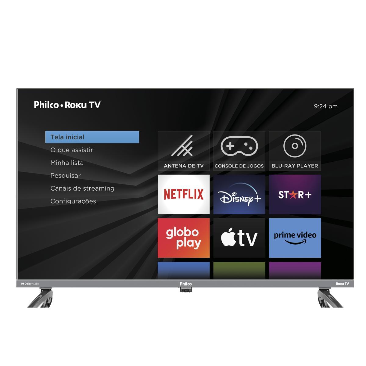 Smart Tv Led 32&quot; Hd Roku Philco Ptv32k34rkgb